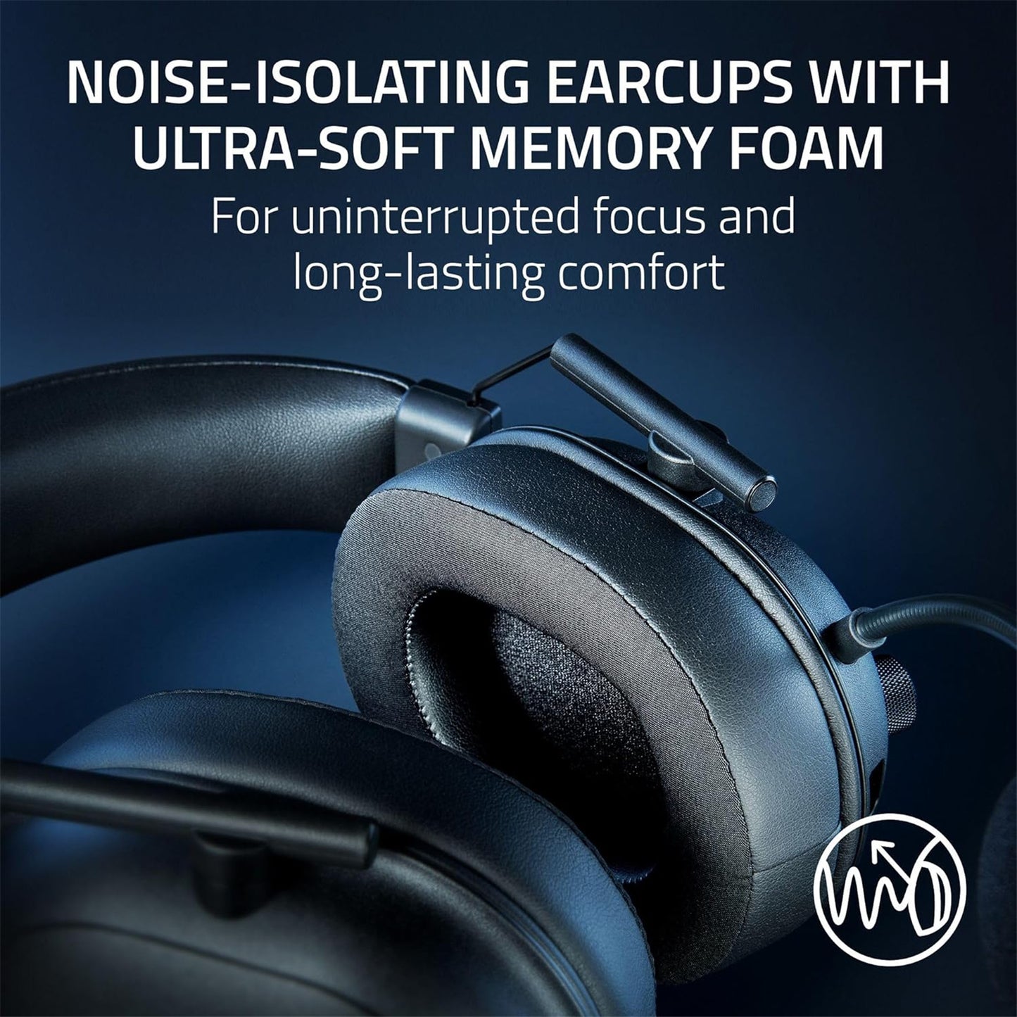 Razer Blackshark V2 Hyperspeed - Wireless Ultra-Lightweight Esports Headset (Black)