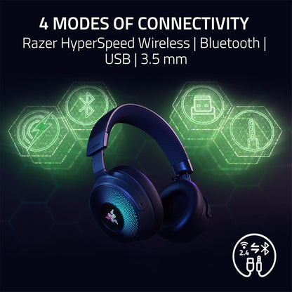 Razer Kraken V4 Pro - Wireless Gaming Headset With Control Hub