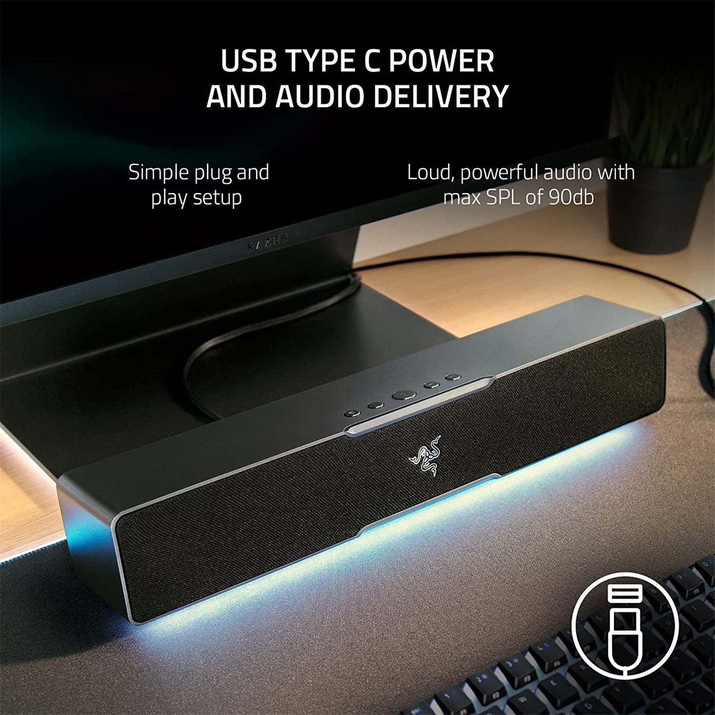 Razer Leviathan V2 X Multi-Driver PC Gaming Sound Bar