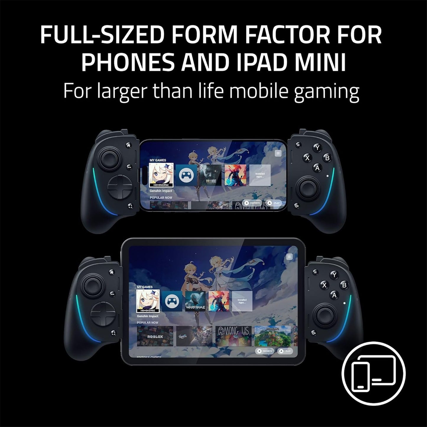 Razer Kishi Ultra USB-C Mobile Gaming Controller for Android iPhone & iPad Mini