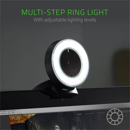 Razer Kiyo - Webcam Full HD 1080p | Desktop Camera for Streaming with Illumination