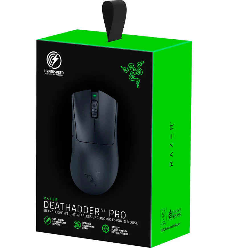 Razer DeathAdder V3 Pro - Ergonomic Wireless Gaming Mouse