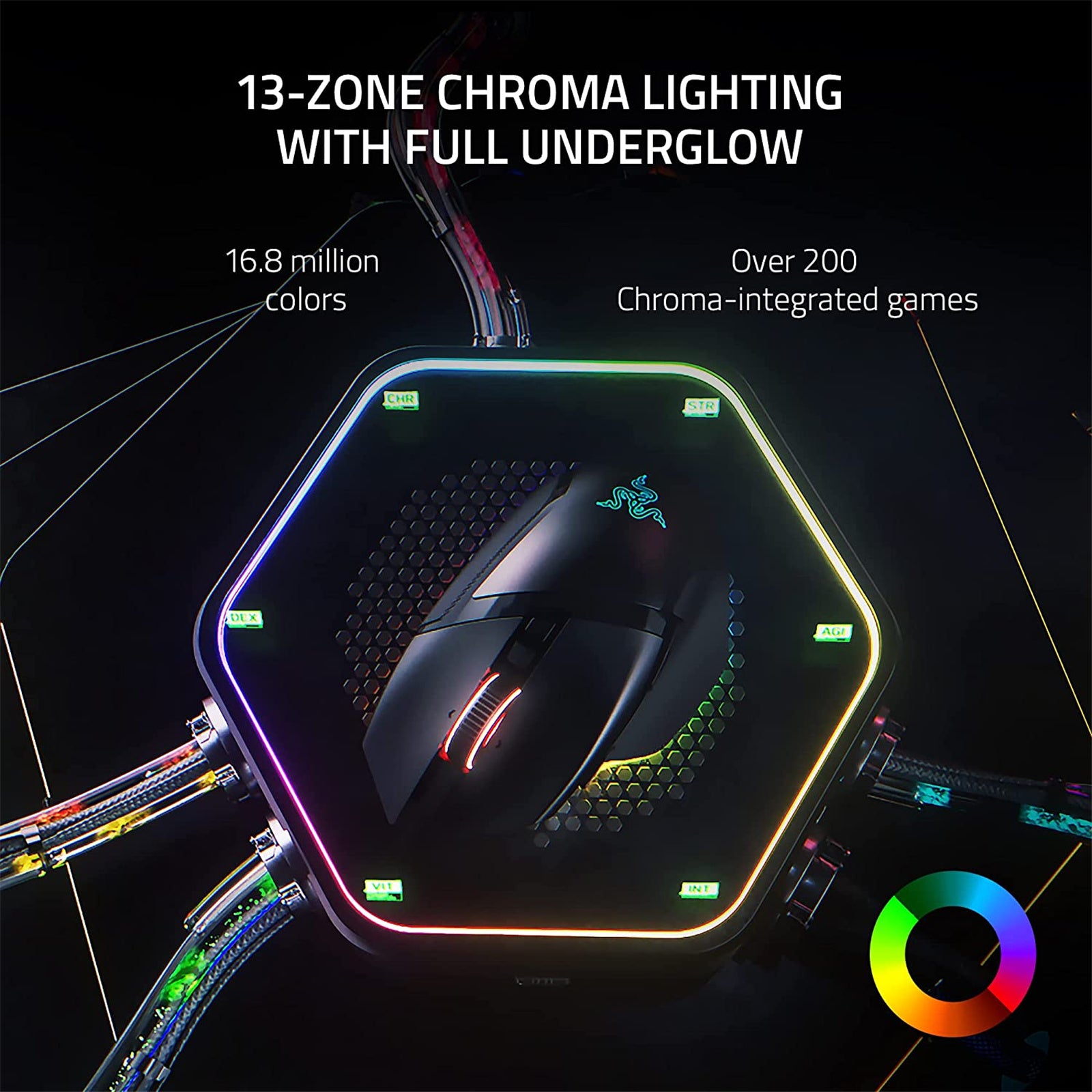 Razer Basilisk V3 Pro - Ergonomic Wireless RGB Gaming Mouse Black
