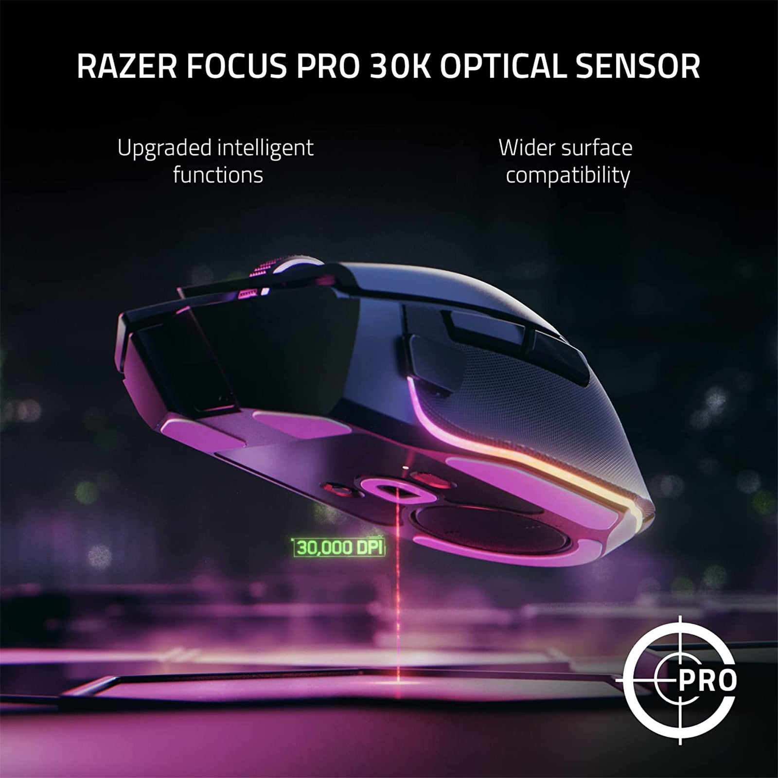 Razer Basilisk V3 Pro - Ergonomic Wireless RGB Gaming Mouse Black