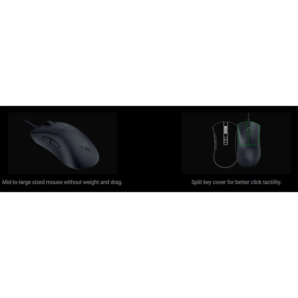 Razer Deathadder V3 - Ergonomic Wired USB Gaming Mouse (Black)