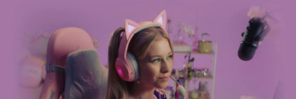 Razer Kraken Kitty V2 - Wired USB Gaming Headset with RGB Kitty Ears (Black)