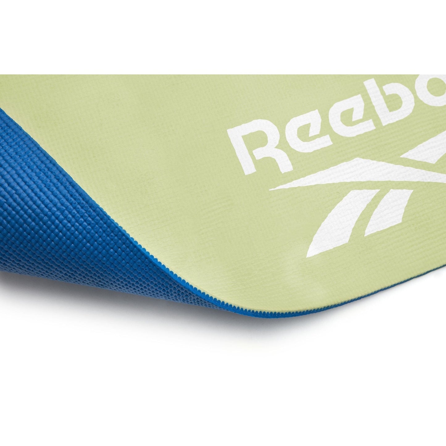 Reebok Double-Sided Yoga Mat Pilates Fitness Stretch Training 6mm (Blue/Green)