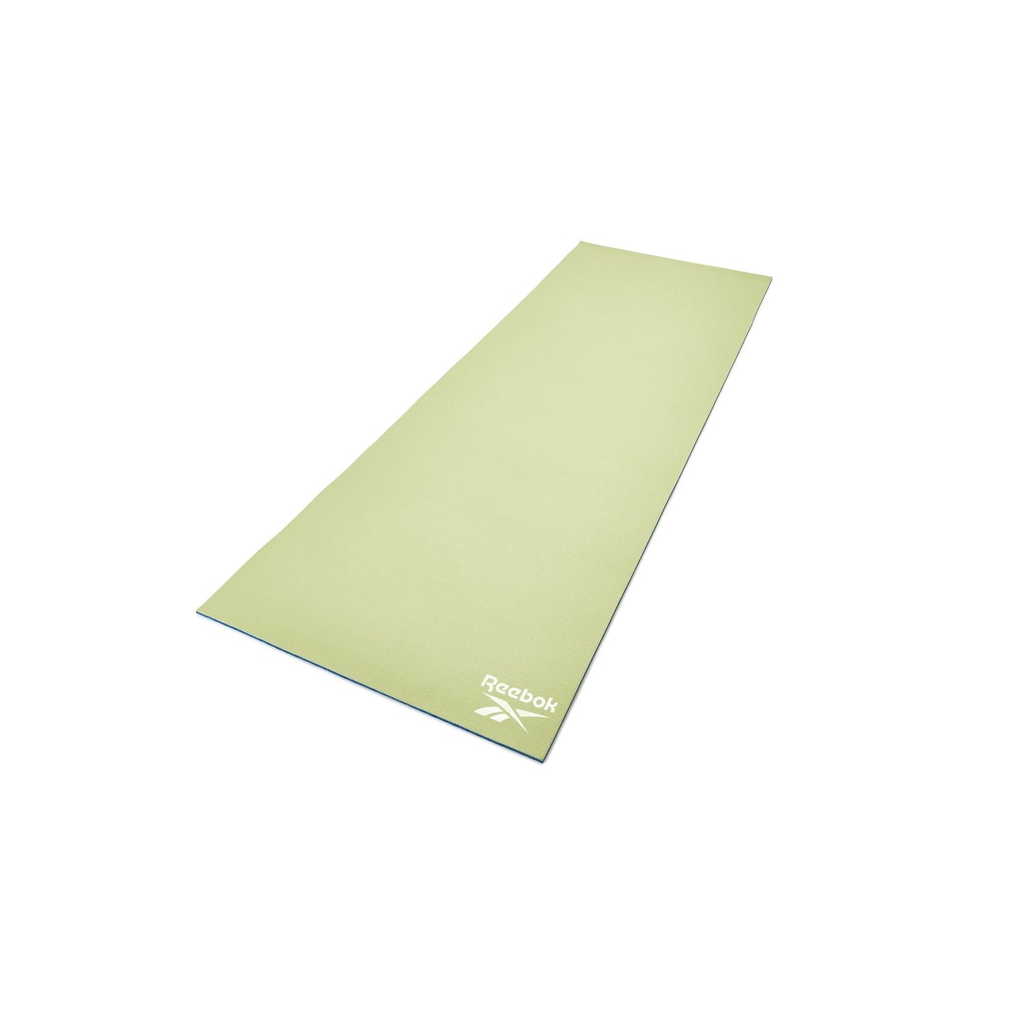 Reebok Double-Sided Yoga Mat Pilates Fitness Stretch Training 6mm (Blue/Green)
