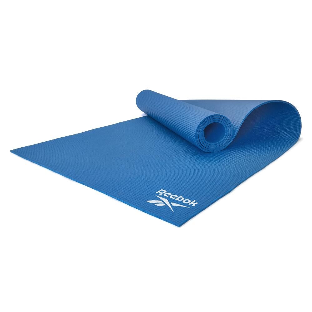 Reebok Yoga Mat Pilates Fitness Stretch Training 4mm (Blue)
