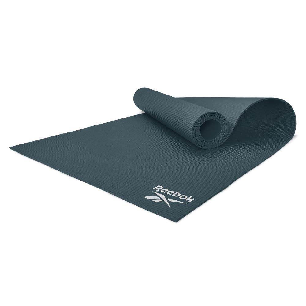Reebok Yoga Mat Pilates Fitness Stretch Training 4mm (Marine Blue)