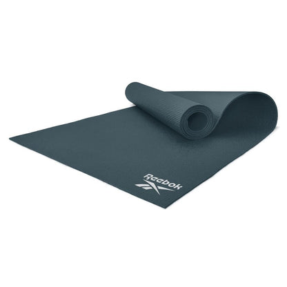Reebok Yoga Mat Pilates Fitness Stretch Training 4mm (Marine Blue)