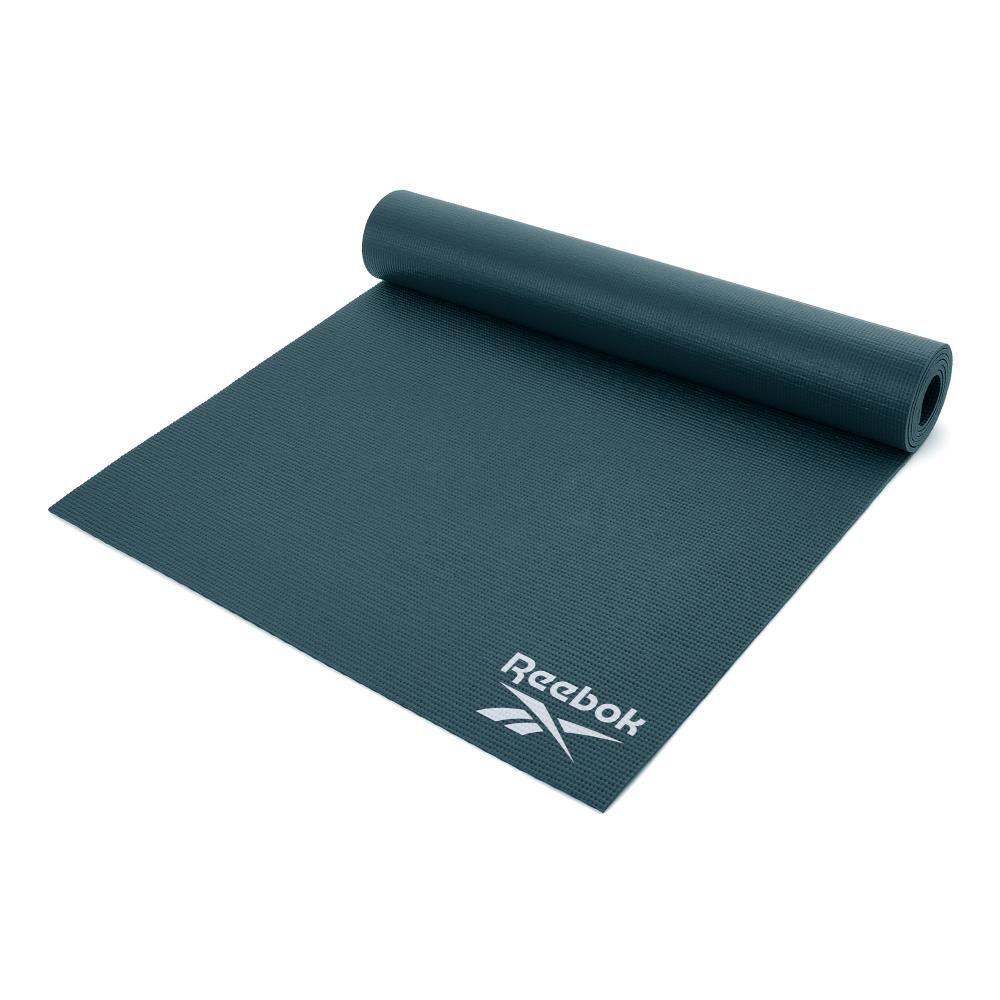 Reebok Yoga Mat Pilates Fitness Stretch Training 4mm (Marine Blue)