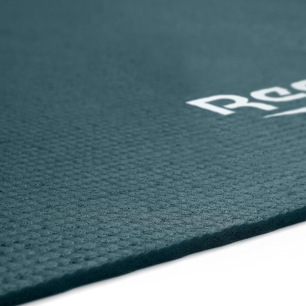Reebok Yoga Mat Pilates Fitness Stretch Training 4mm (Marine Blue)