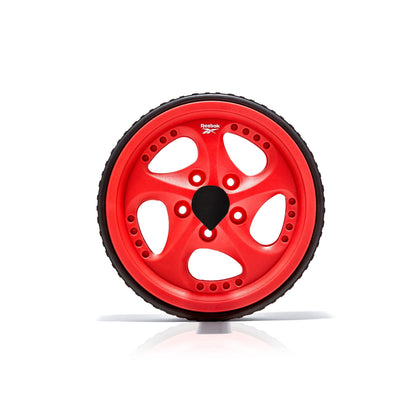 Reebok Abdominal AB Wheel Fitness Training Roller (Black/Red)