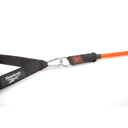 Reebok Resistance Tube Set - Fitness Strength Training Green/Blue/Orange/Black