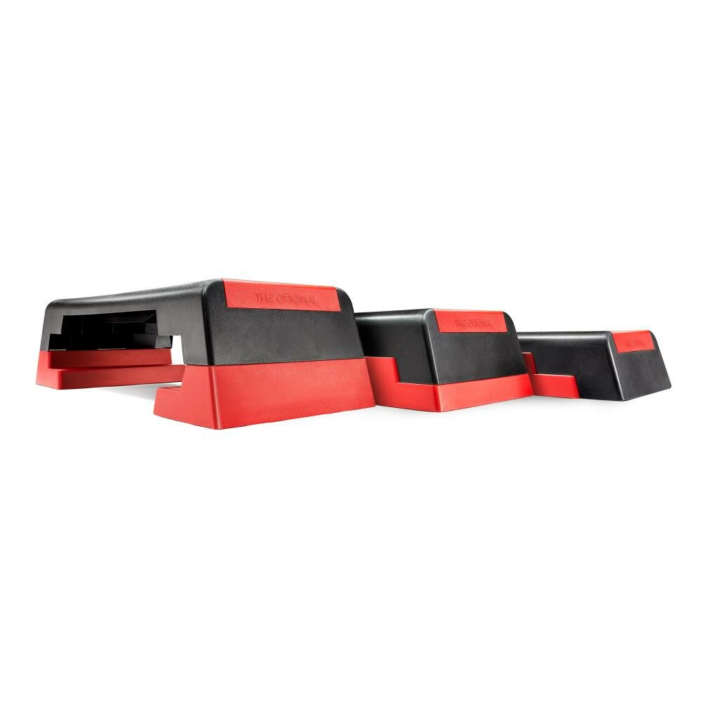 Reebok The Original Step - Aerobic Fitness HIIT Step Platform Workout Deck Black/Red