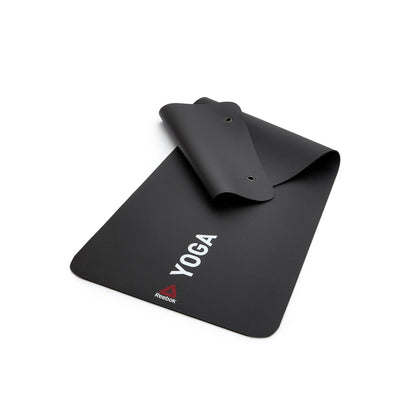 Reebok Yoga Mat Pilates Fitness Stretch Training 4mm (Black)