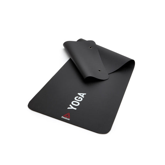 Reebok Yoga Mat Pilates Fitness Stretch Training 4mm (Black)