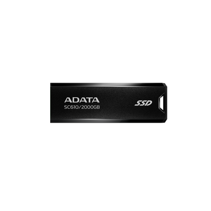 Adata SC610 Retractable USB3.2 Gen 2 | 500GB External SSD | Compatible with PS5 & Xbox Series X|S (5 Years Warranty)
