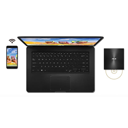 Asus ZenDrive U9M SDRW-08U9M-U 8x DVD-RW USB-C External DVD & CD Writer Black