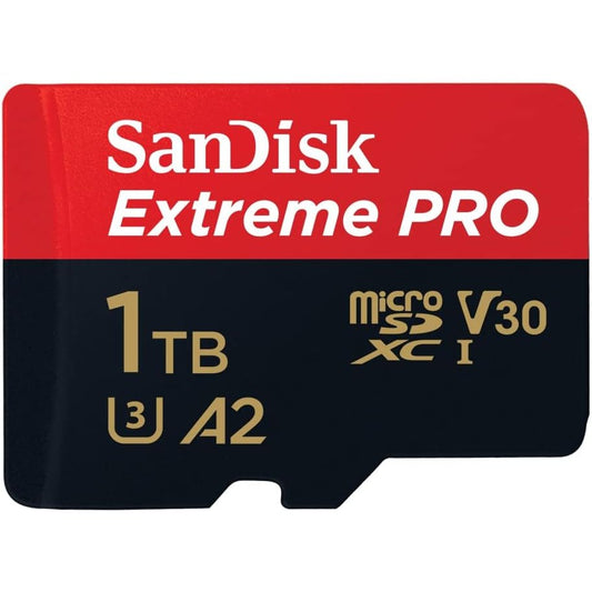 SanDisk Extreme Pro 1TB Micro SDXC SQXCD V30 U3 C10 A2 UHS-I Memory Card