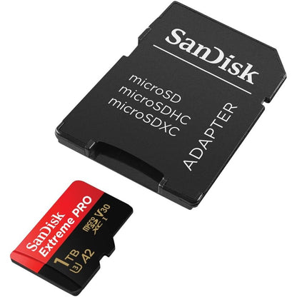 SanDisk Extreme Pro 1TB Micro SDXC SQXCD V30 U3 C10 A2 UHS-I Memory Card