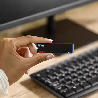 SanDisk Plus 2TB NVMe SSD SDSSDA3N-2T00-G26 PCIE Gen 3 M.2 (3 Years Warranty)