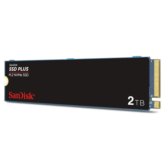 SanDisk Plus 2TB NVMe SSD SDSSDA3N-2T00-G26 PCIE Gen 3 M.2 (3 Years Warranty)