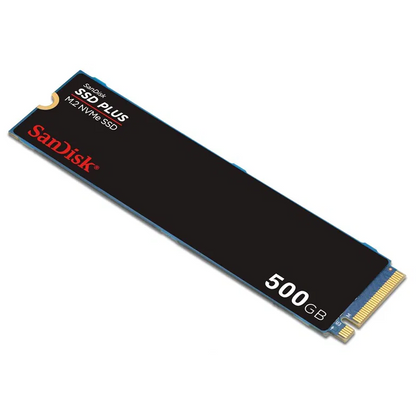 SanDisk Plus 500GB NVMe SSD SDSSDA3N-500G-G26 PCIE Gen 3 M.2 3 Years Warranty
