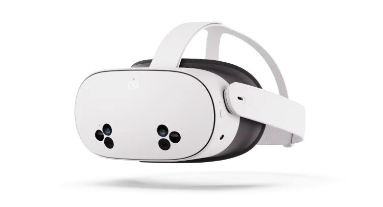 META Quest 3s Mixed Reality Headset | 128GB | Wi-Fi with 2x Quest Touch Plus Controllers