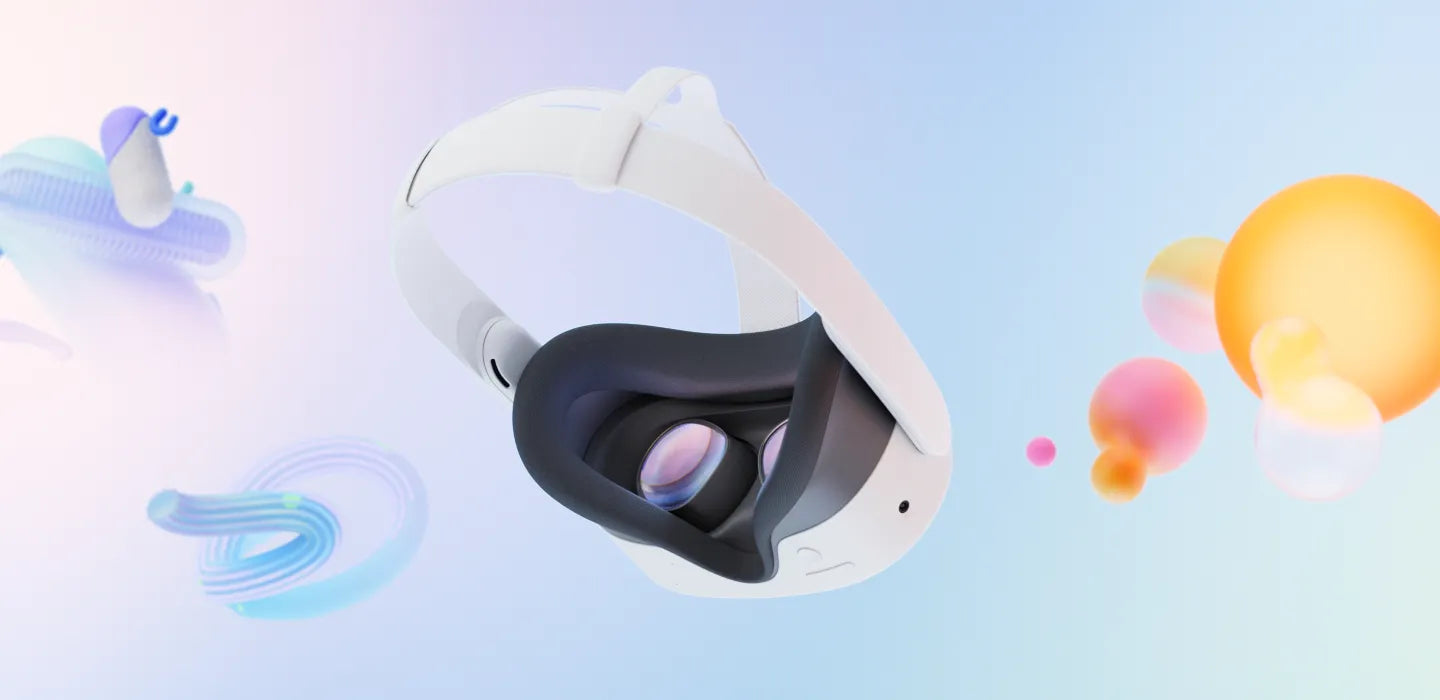 META Quest 3s Mixed Reality Headset | 128GB | Wi-Fi with 2x Quest Touch Plus Controllers