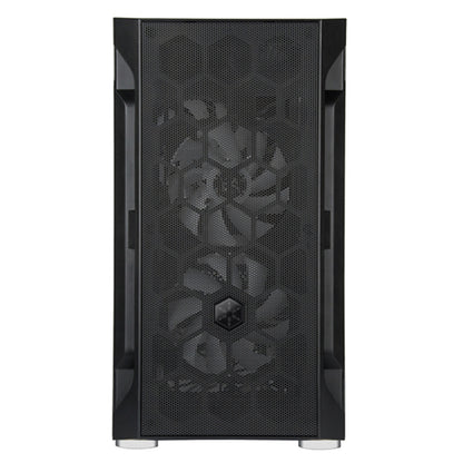 SilverStone Fara H1M PRO mATX Case - Glass Window + ARGB Fans