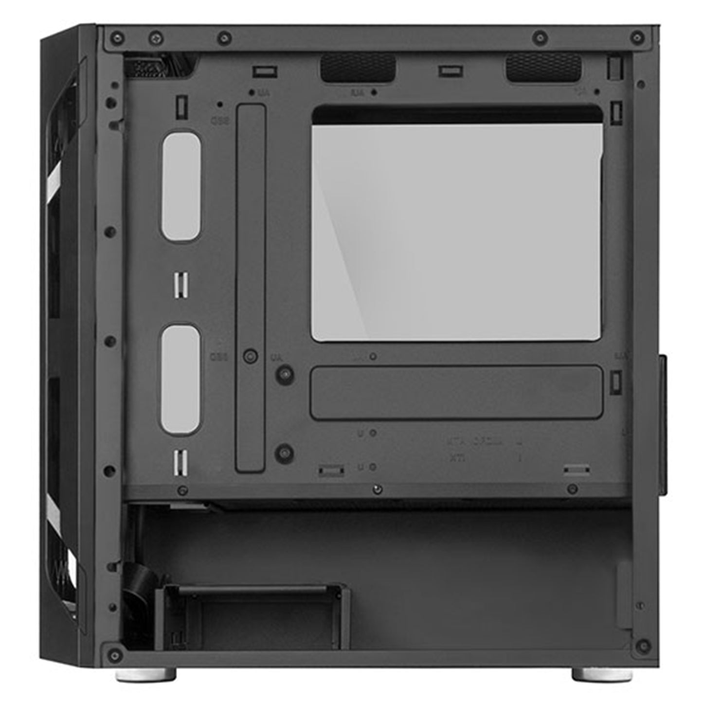 SilverStone Fara H1M PRO mATX Case - Glass Window + ARGB Fans