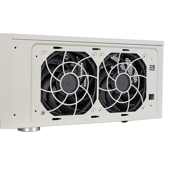 SilverStone FLP01W Retro-inspired HTPC ATX Case (White)