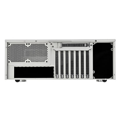 SilverStone FLP01W Retro-inspired HTPC ATX Case (White)