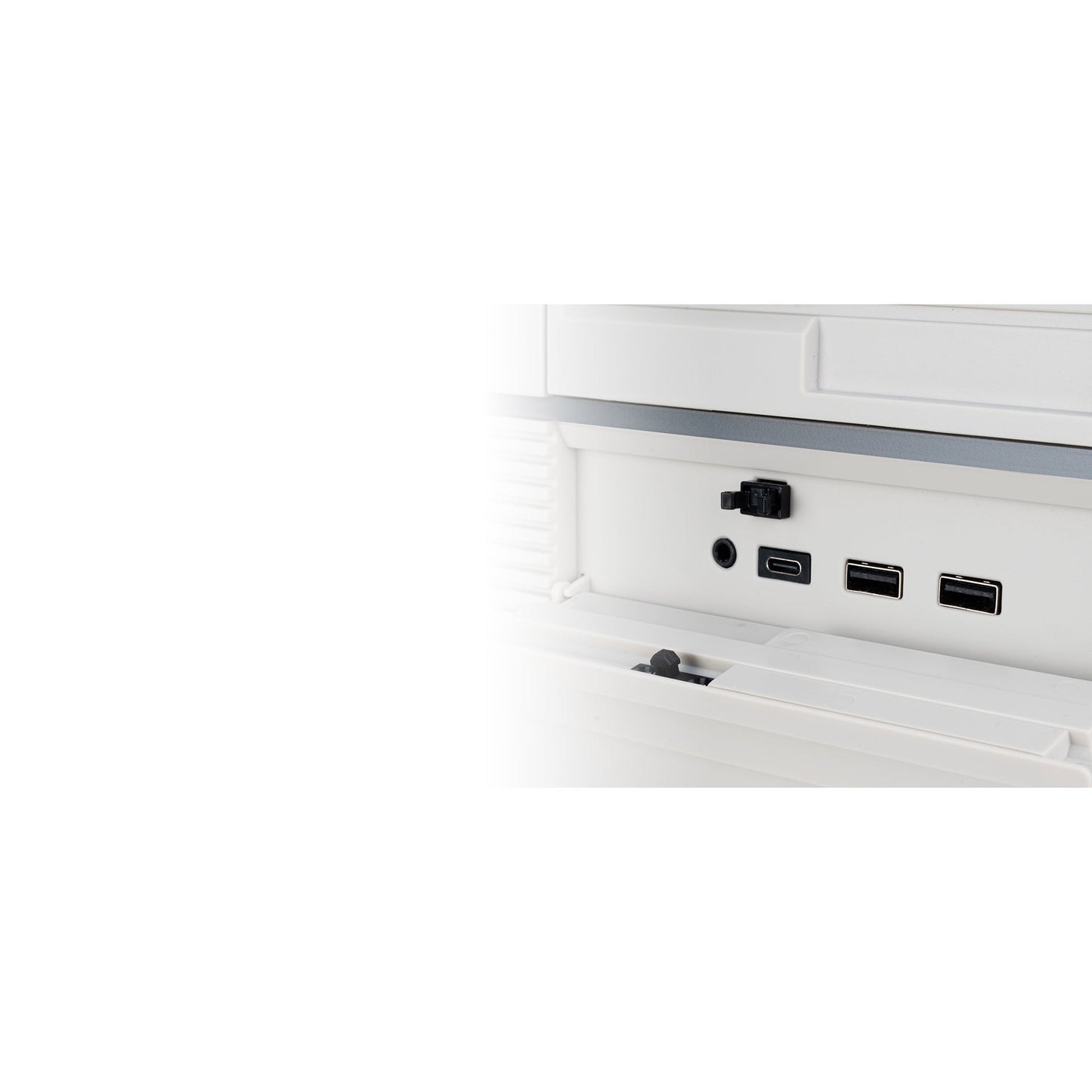 SilverStone FLP01W Retro-inspired HTPC ATX Case (White)