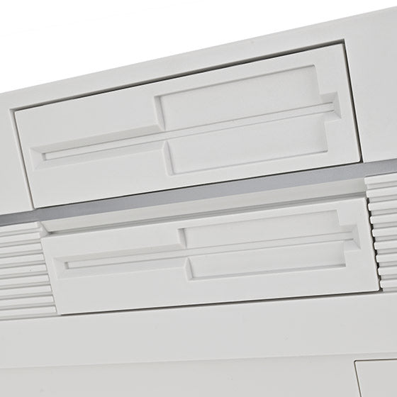 SilverStone FLP01W Retro-inspired HTPC ATX Case (White)