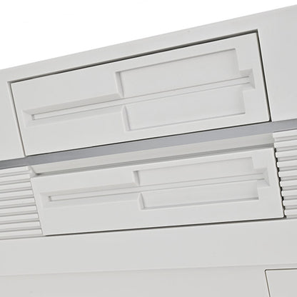 SilverStone FLP01W Retro-inspired HTPC ATX Case (White)