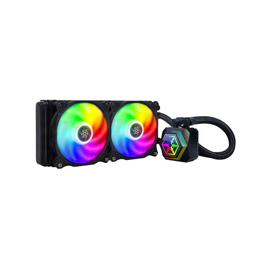 SilverStone PF240-ARGB-V2 240mm PermaFrost Liquid Cooler RGB AIO Dual Fan