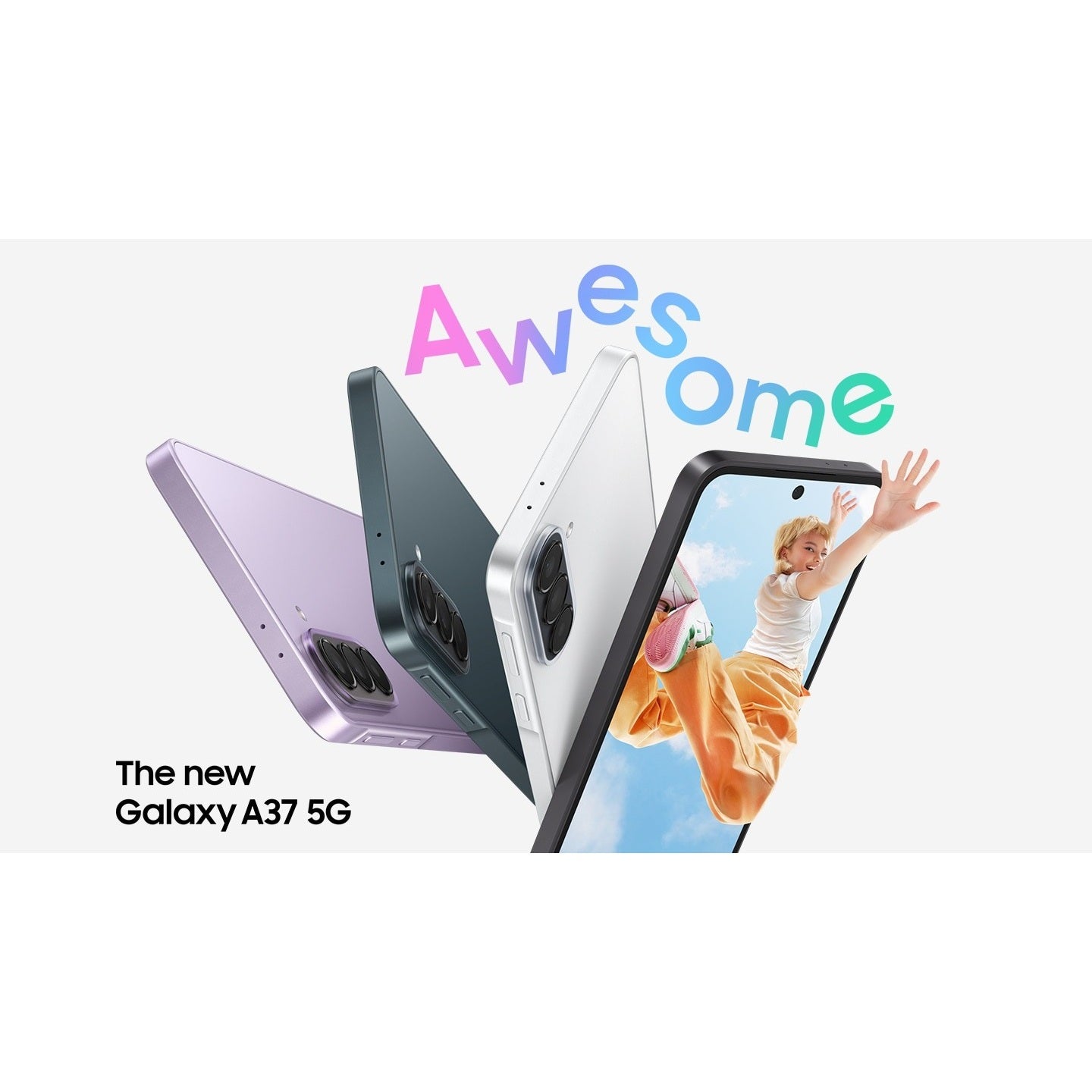 Samsung Galaxy A37 EE | 128GB | 6GB RAM | 5G Dual SIM Smartphone Awesome Charcoal