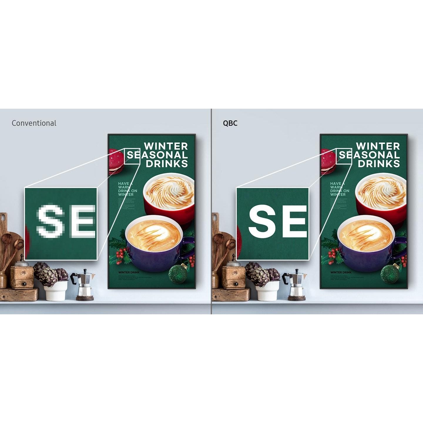 Samsung 55" Crystal UHD QBC QB55C | 4K 3840x2160 | Tizen OS | Digital Signage Display (LH55QBCEBGCXXY)