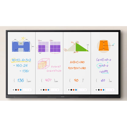Samsung 65" WAF Series 4K Interactive eBoard Smart Touch Display Touchscreen Panel with Android 14 and EDLA Certification