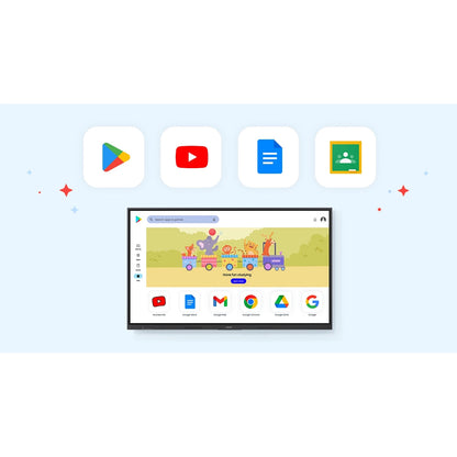 Samsung 65" WAF Series 4K Interactive eBoard Smart Touch Display Touchscreen Panel with Android 14 and EDLA Certification