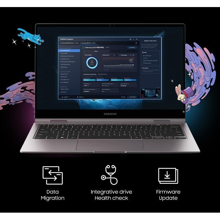 Samsung 9100 PRO 1TB with Heatsink M.2 2280 PCIe NVMe Gen5 Internal SSD PS5 Compatible