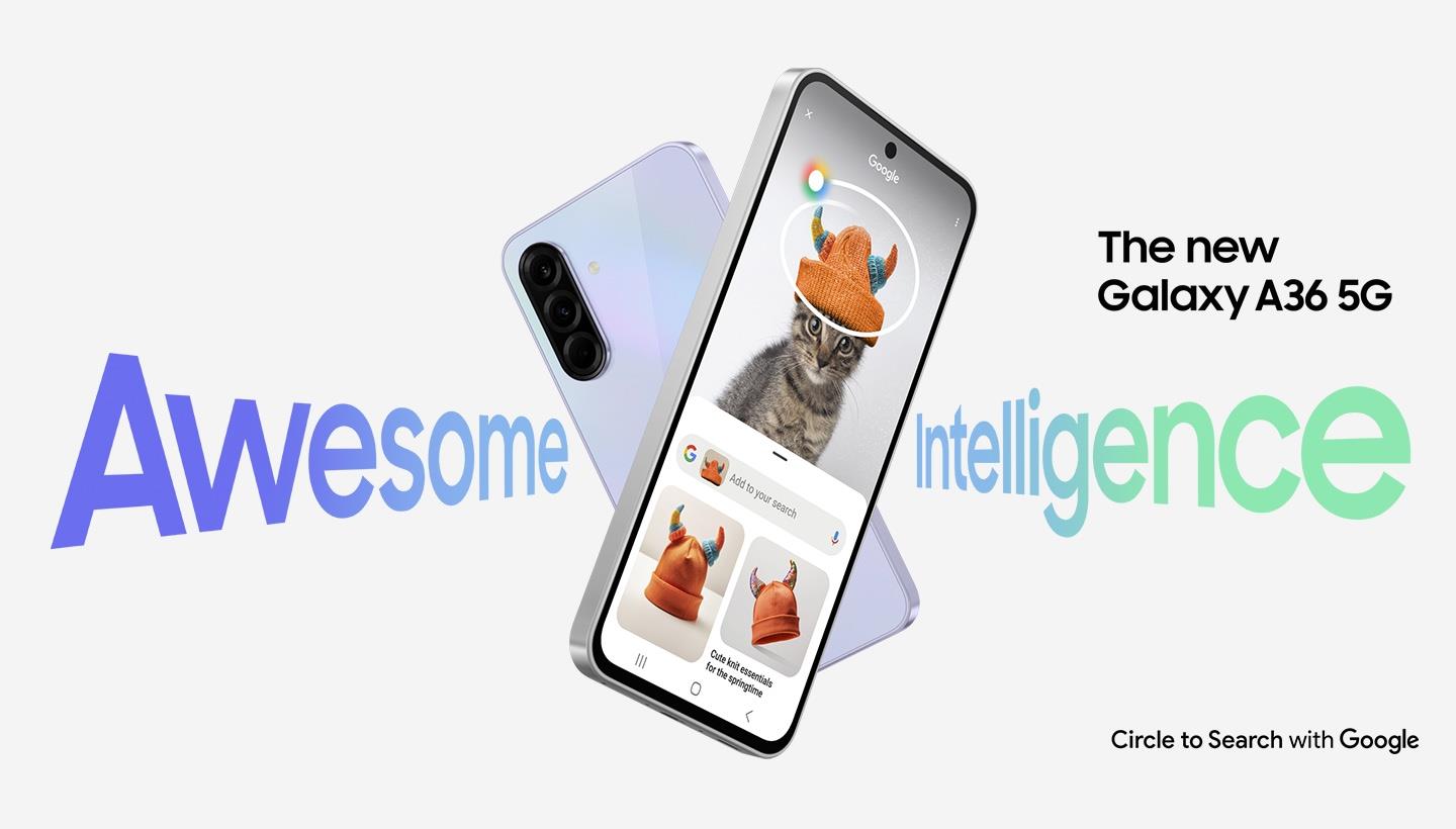 Samsung Galaxy A36 5G (2025) | 128GB | 6GB RAM | Dual SIM Smartphone (Awesome Black)
