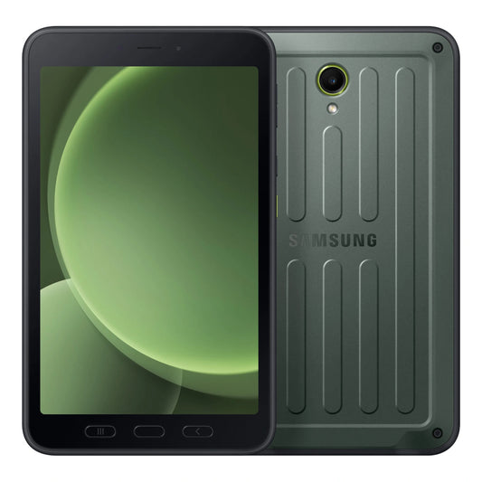 Samsung Galaxy Tab Active5 EE | 8" WXGA+ 1920 x 1200 | 128GB | 6GB RAM | Rugged 5G + WiFi Tablet Green