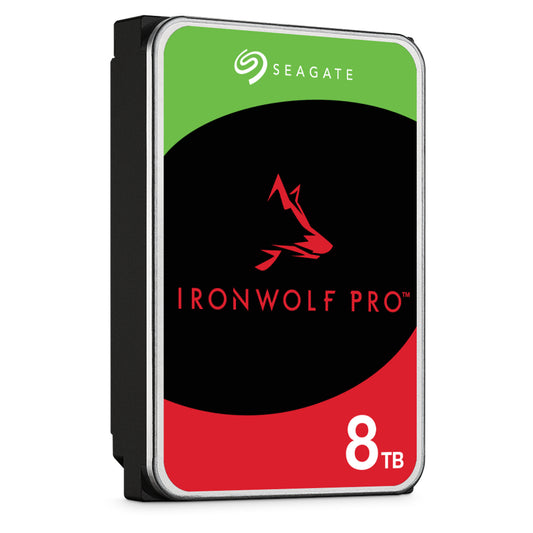 Seagate IronWolf Pro 8TB 7200RPM 256MB SATA NAS Internal 3.5" HDD (5 Years Warranty)