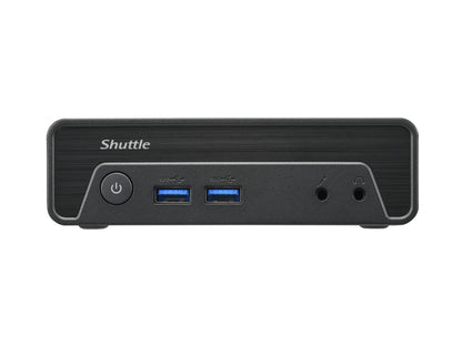 Shuttle NE10N Intel N100 3.4GHz Fanless Barebone Mini PC