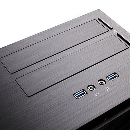 SilverStone GD08 Grandia ATX HTPC STT-GD08B Desktop Case Computer Chassis (Black)