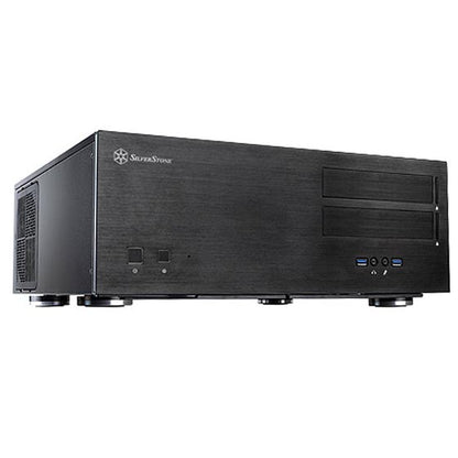 SilverStone GD08 Grandia ATX HTPC STT-GD08B Desktop Case Computer Chassis (Black)